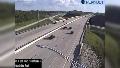 Traffic Cam South Fayette Township: I-79 @ MM 49.7 (COUNTY LINE RD)