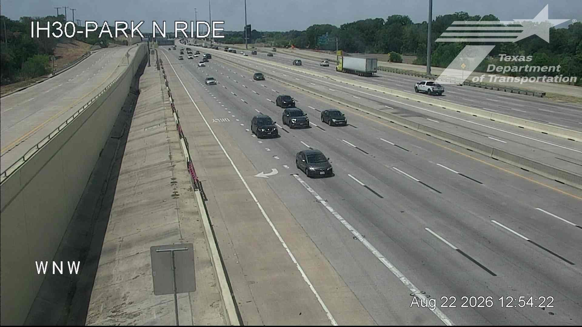 Traffic Cam Grand Prairie › East: I-30 @ Park N Ride
