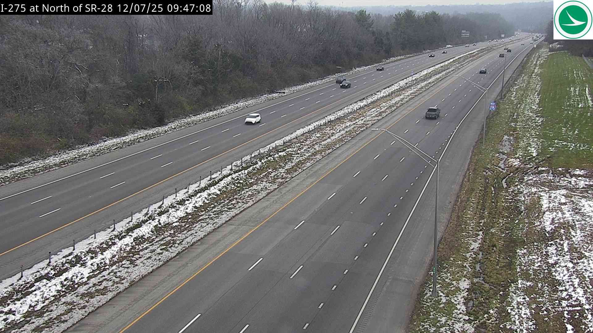 Traffic Cam Top-of-the-Ridge: I-275 at North of SR-28