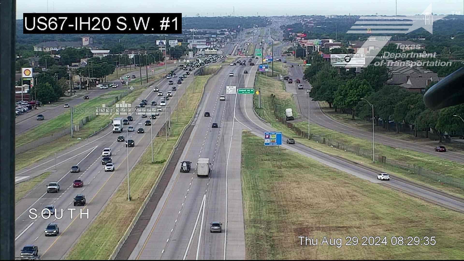 Traffic Cam Dallas › North: US 67 @ I-20 S.W