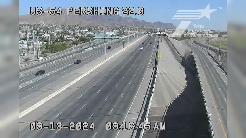 Traffic Cam El Paso › North: US-54 @ Pershing