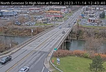 Traffic Cam City of Utica › South: High Mast Genesee @ Fleet #2