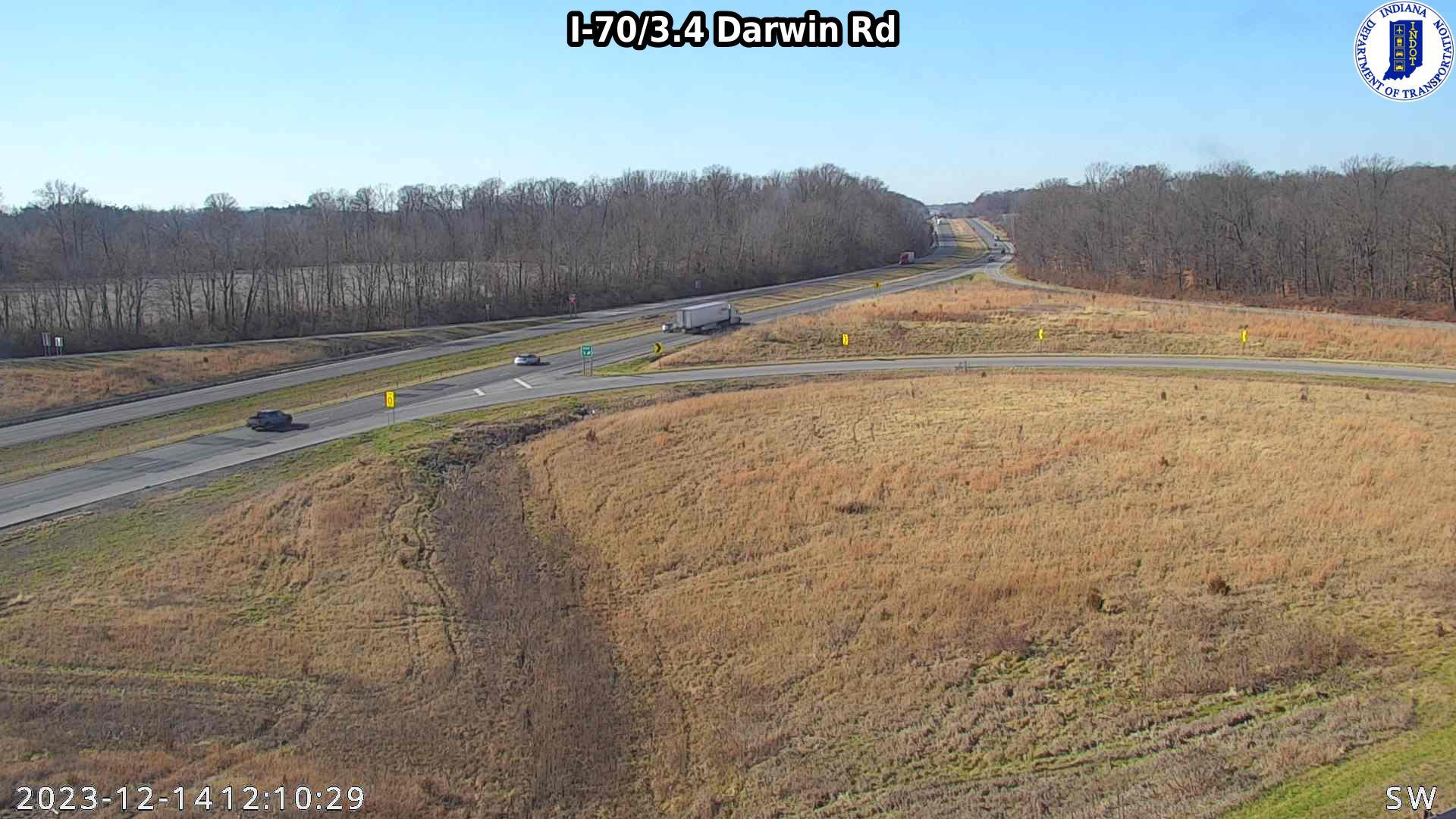 Traffic Cam Larimer Hill: I-70: I-70/3.4 Darwin Rd: I-70/3.4 Darwin Rd