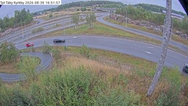 Traffic Cam Lovbrunna: Täby kyrkby