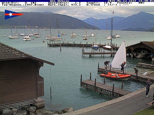 Cham › Südosten: Segel Club Cham - Zugersee