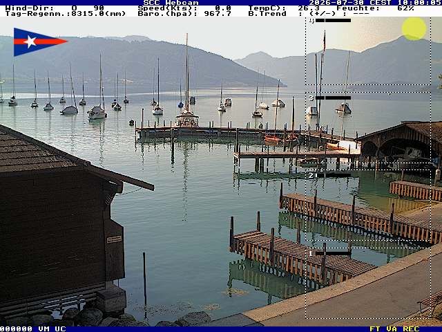 Cham › Südosten: Segel Club Cham - Zugersee