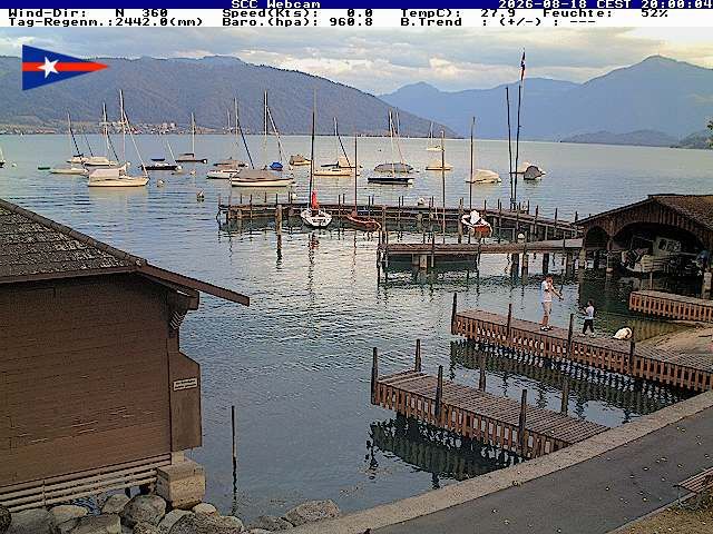 Cham › Südosten: Segel Club Cham - Zugersee