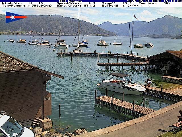 Cham › Südosten: Segel Club Cham - Zugersee