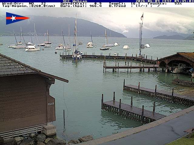 Cham › Südosten: Segel Club Cham - Zugersee
