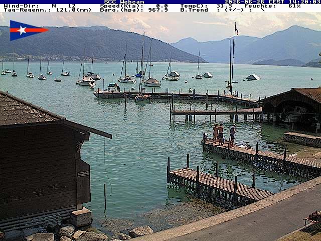 Cham › Südosten: Segel Club Cham - Zugersee