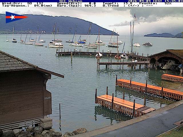 Cham › Südosten: Segel Club Cham - Zugersee