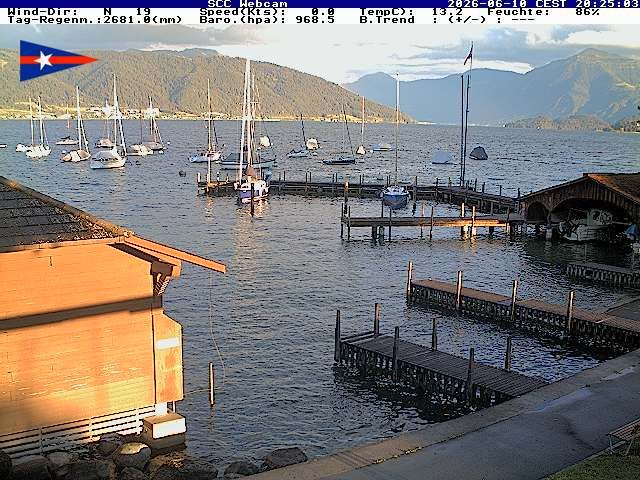 Cham › Südosten: Segel Club Cham - Zugersee