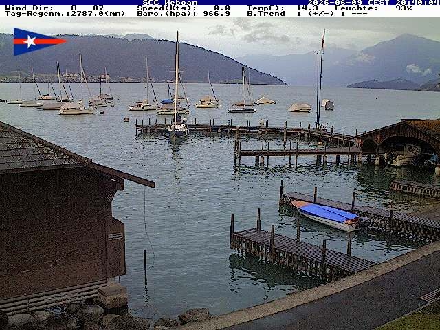 Cham › Südosten: Segel Club Cham - Zugersee