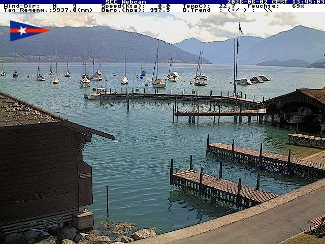Cham › Südosten: Segel Club Cham - Zugersee