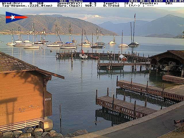 Cham › Südosten: Segel Club Cham - Zugersee