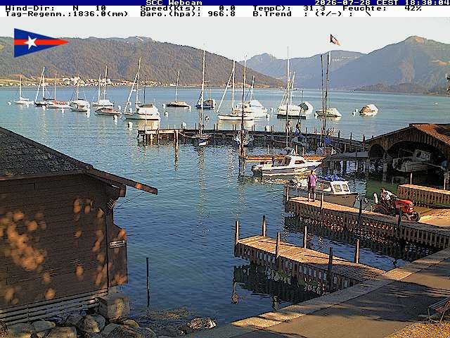 Cham › Südosten: Segel Club Cham - Zugersee