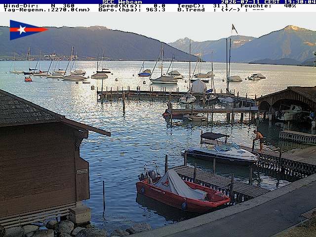 Cham › Südosten: Segel Club Cham - Zugersee