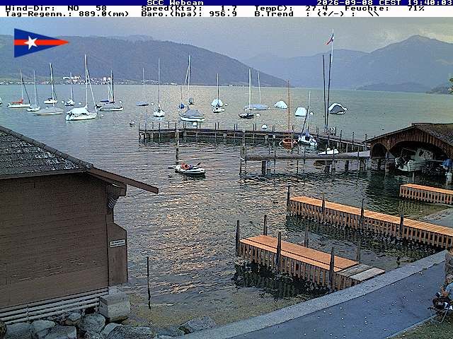 Cham › Südosten: Segel Club Cham - Zugersee