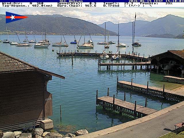 Cham › Südosten: Segel Club Cham - Zugersee