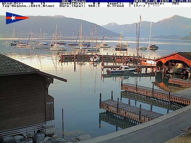Cham › Südosten: Segel Club Cham - Zugersee