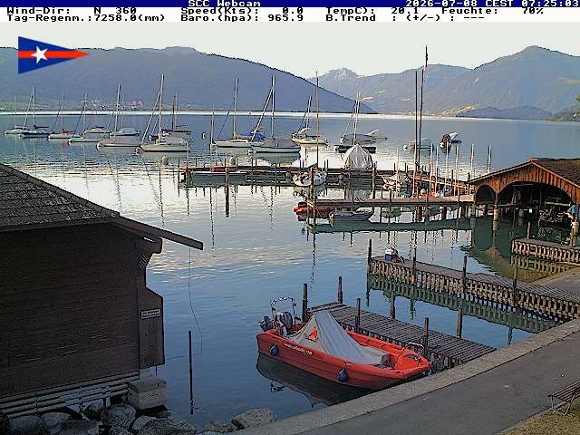 Cham › Südosten: Segel Club Cham - Zugersee