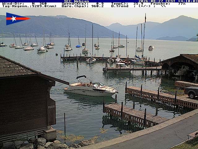 Cham › Südosten: Segel Club Cham - Zugersee