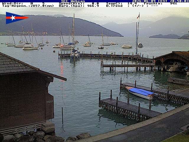 Cham › Südosten: Segel Club Cham - Zugersee