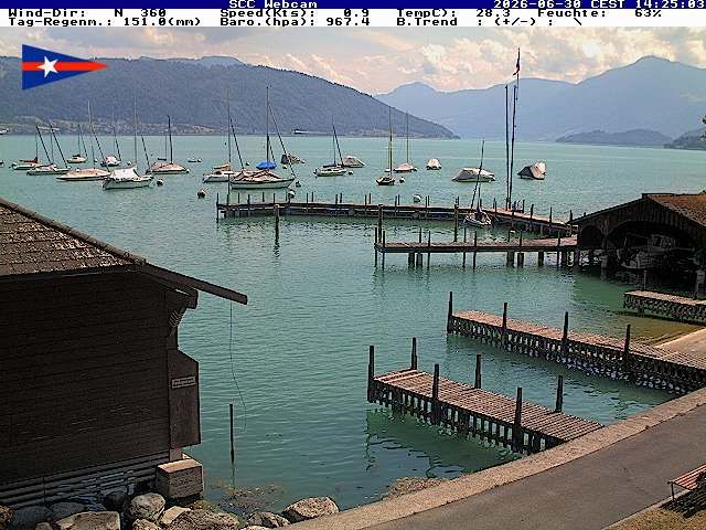 Cham › Südosten: Segel Club Cham - Zugersee