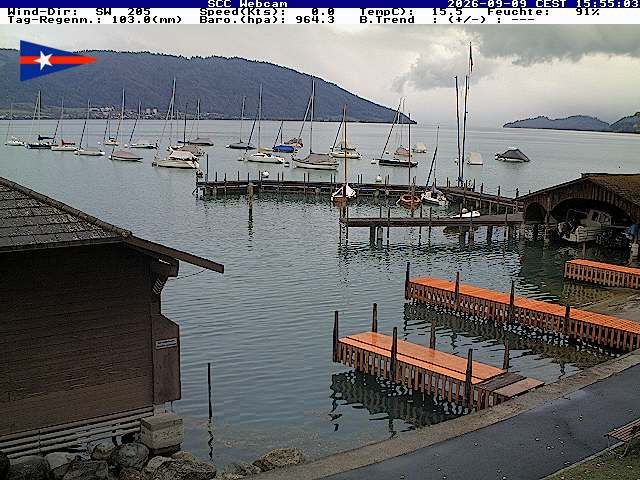 Cham › Südosten: Segel Club Cham - Zugersee