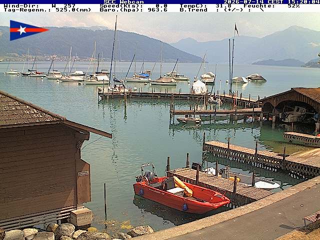 Cham › Südosten: Segel Club Cham - Zugersee
