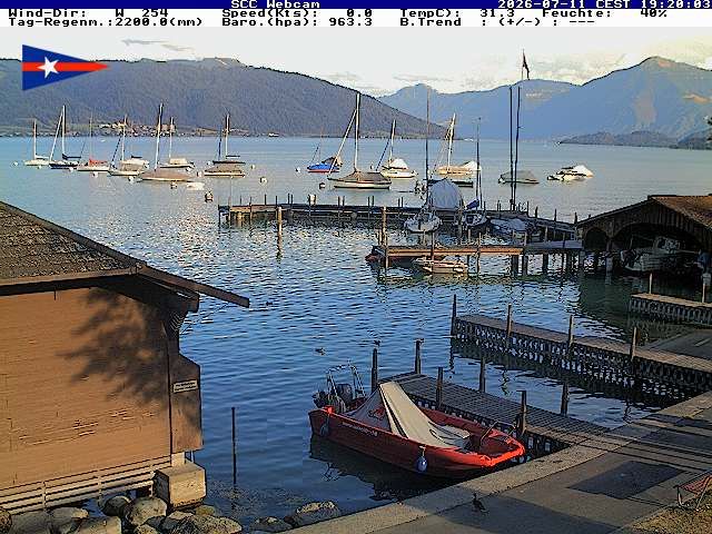 Cham › Südosten: Segel Club Cham - Zugersee