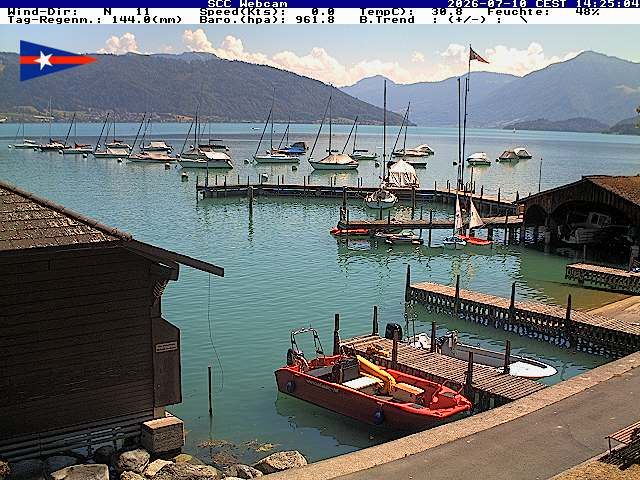 Cham › Südosten: Segel Club Cham - Zugersee