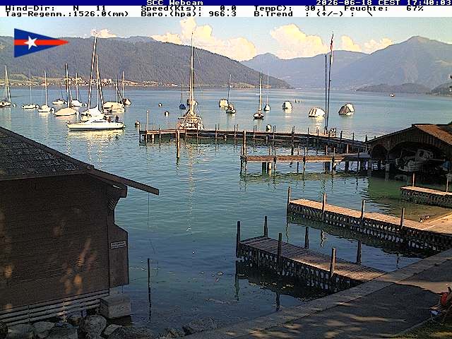 Cham › Südosten: Segel Club Cham - Zugersee