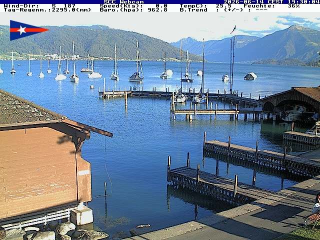Cham › Südosten: Segel Club Cham - Zugersee