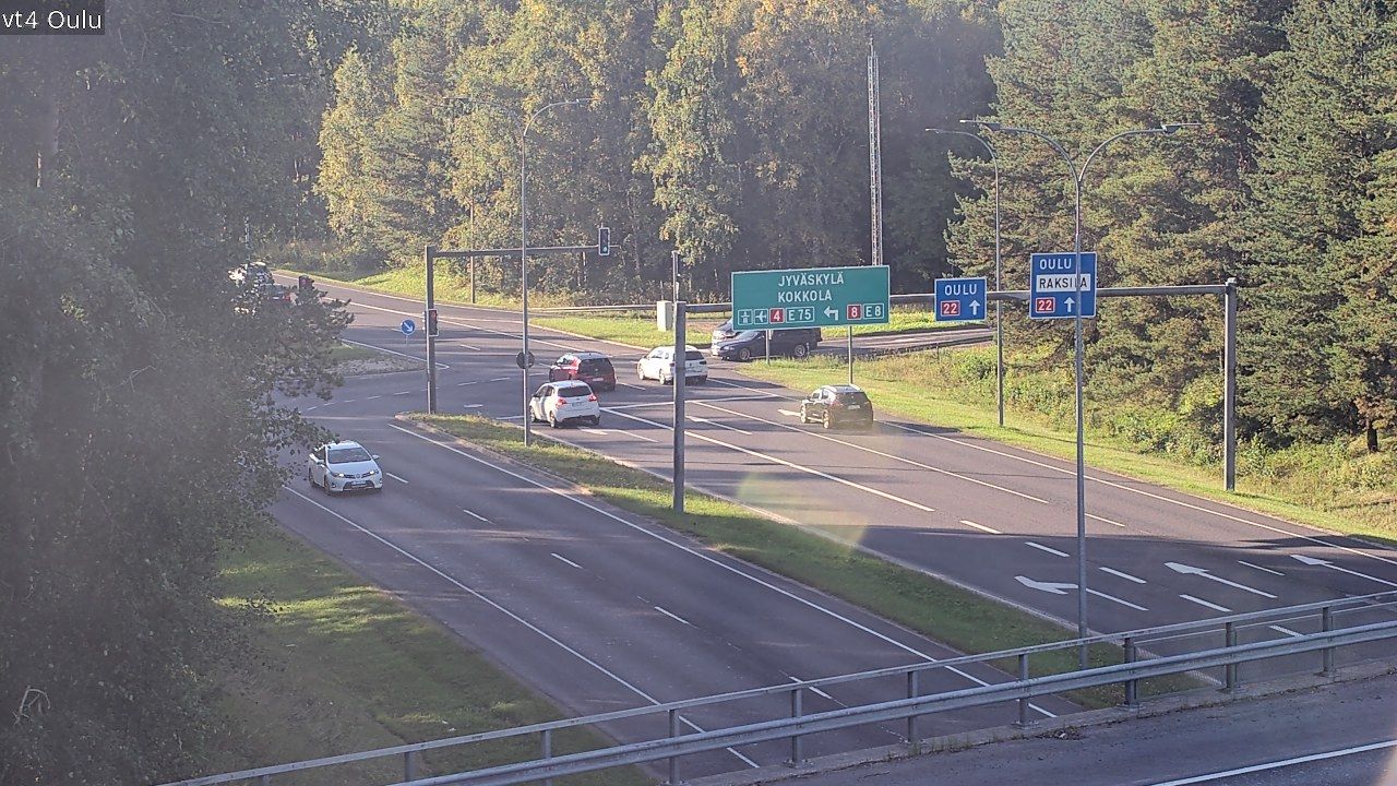 Traffic Cam Oulu: Tie - Tie 22 Ouluun