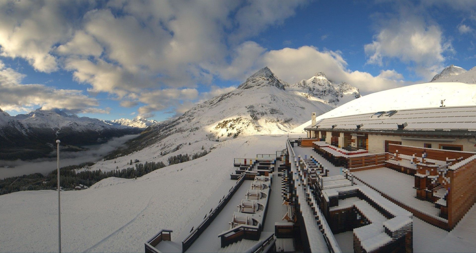 Traffic Cam Sankt Moritz: St Moritz - Piz Albana