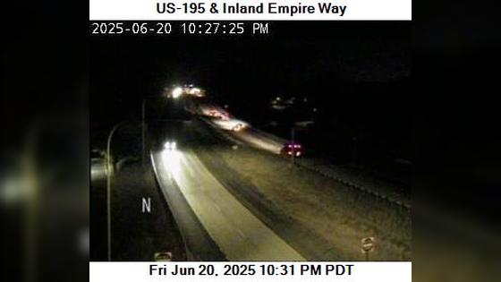 Traffic Cam Comstock: US 195 at MP 94.3: Inland Empire Way