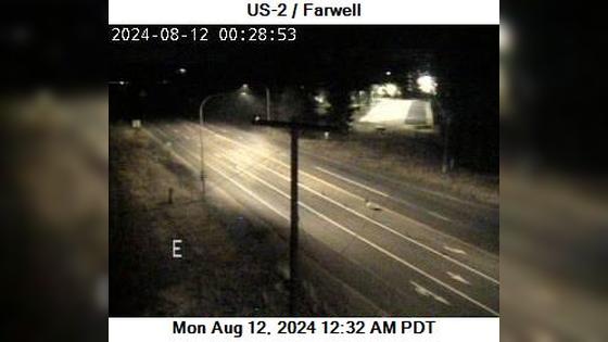 Traffic Cam Mead: US 2 at MP 295.6: Farwell Rd