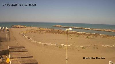 immagine della webcam nei dintorni di Tarquinia: webcam Montalto Marina