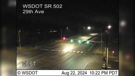 Traffic Cam Battle Ground: SR 502 at MP 1.6: NE 29th Ave