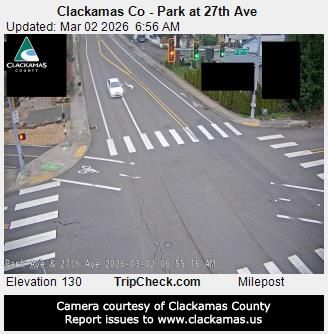 Traffic Cam Rivergrove: Clackamas Co - Park at 27th Ave