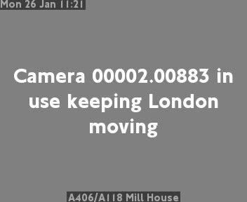 Traffic Cam Heathfield and Waldron: A406/A118 Mill House