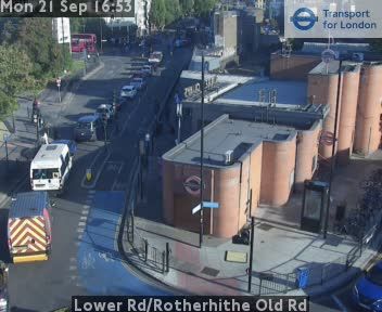 Traffic Cam London: Lower Rd/Rotherhithe Old Rd