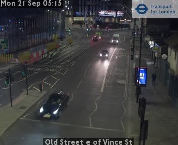 Traffic Cam City of London: Old Street e of Vince St