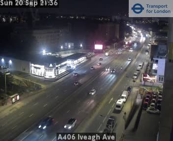 Traffic Cam London: A406 Iveagh Ave