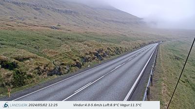 Vista de cámara web de luz diurna desde Kollafjorur › North: Kollafjørður