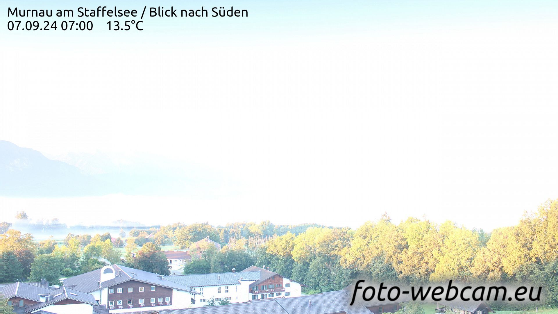 Traffic Cam Murnau am Staffelsee: Blick nach Süden