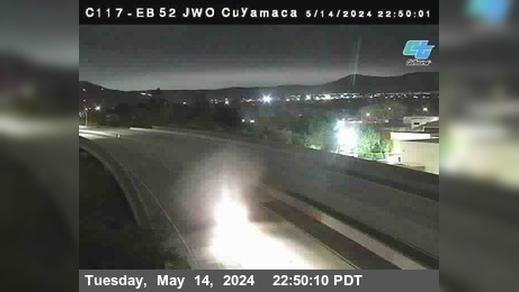 Traffic Cam Santee › East: C117) SR-52 : Just West Of Cuyamaca Street