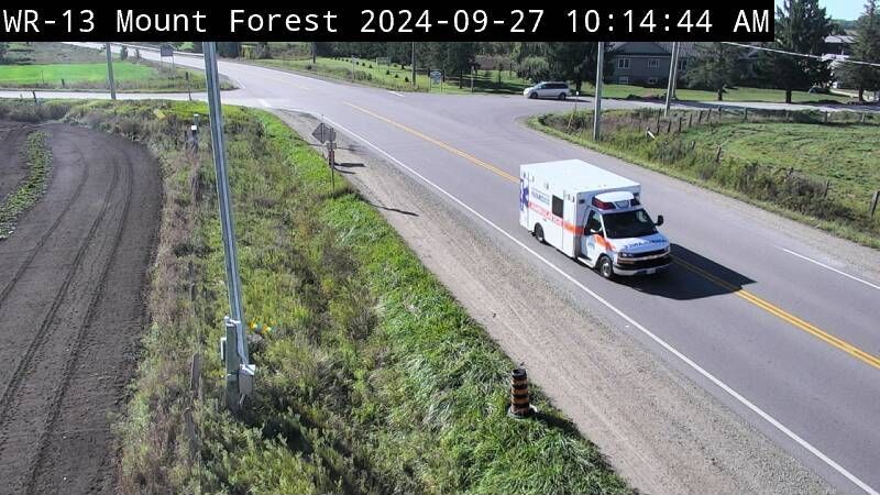 Traffic Cam Wellington North: Highway 6 near Sideroad