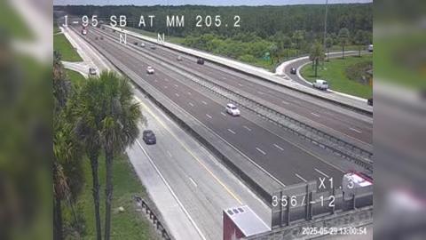 Traffic Cam Canaveral Acres: I-95 @ MM 205.2 SB